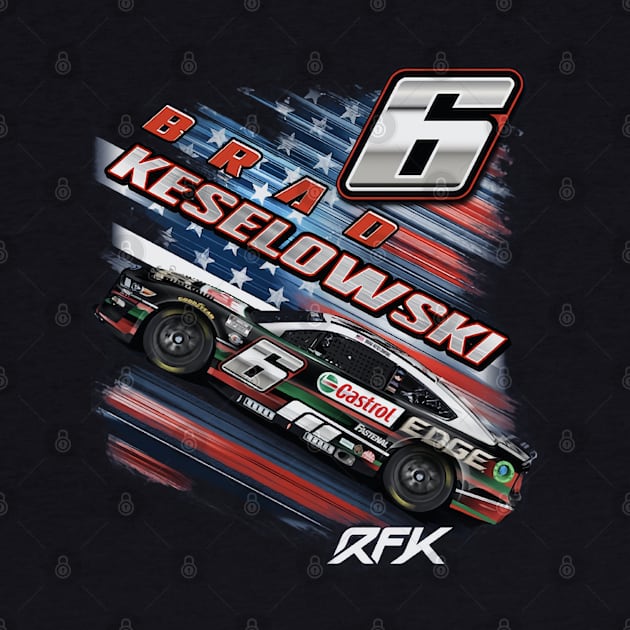 Brad Keselowski RFK Racing Patriotic by art.Hamdan